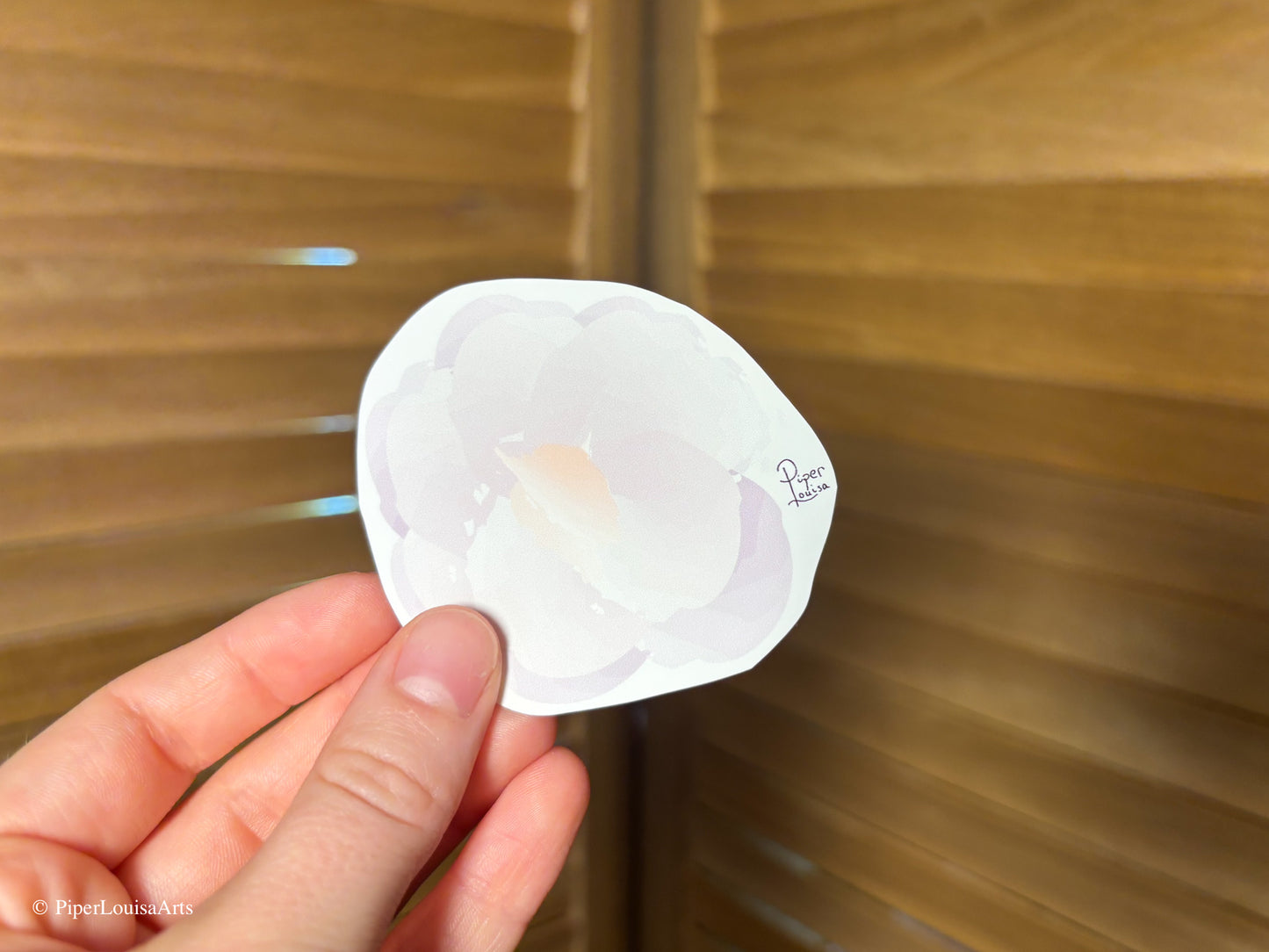 Matte - Purple Flower Sticker