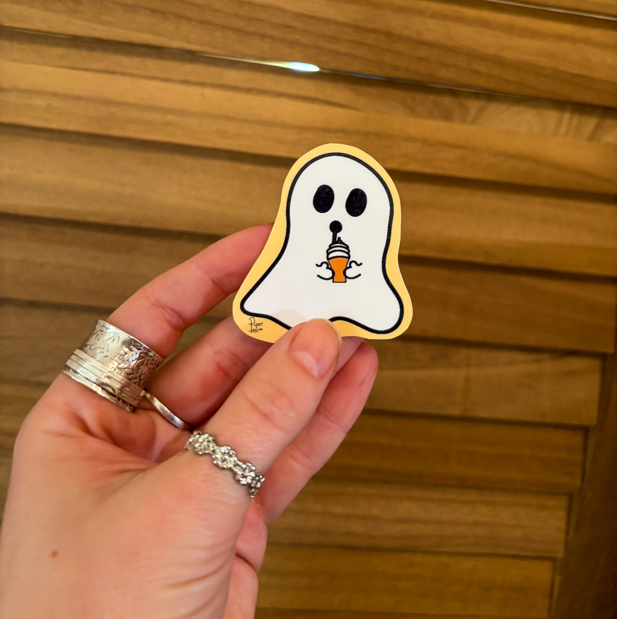 Pumpkin Spice Ghosty Sticker