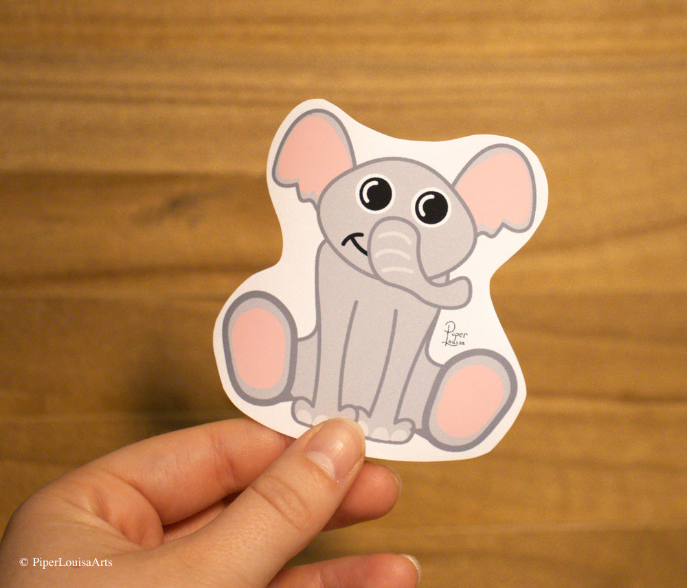 Matte - Egor the Elephant Sticker