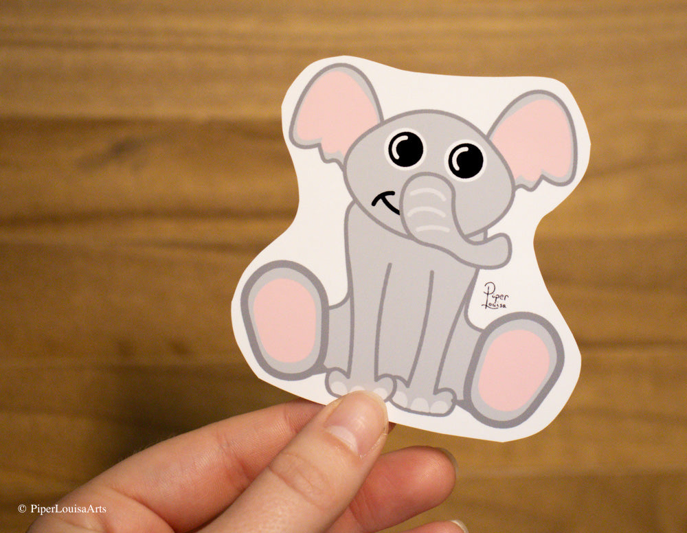 Glossy - Egor the Elephant Sticker