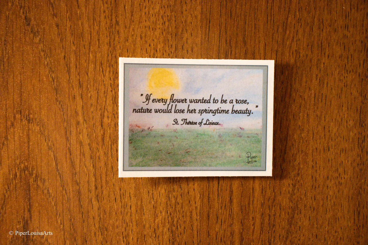 St. Thérèse of Lisieux Quote Sticker