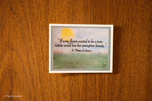 St. Thérèse of Lisieux Quote Sticker