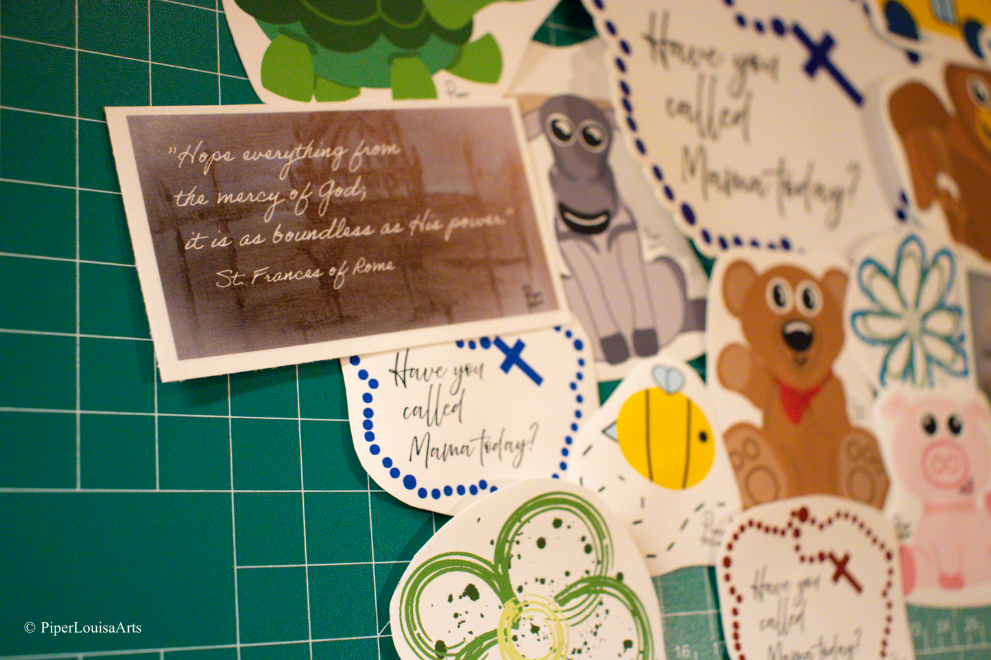 St. Frances of Rome Quote Sticker