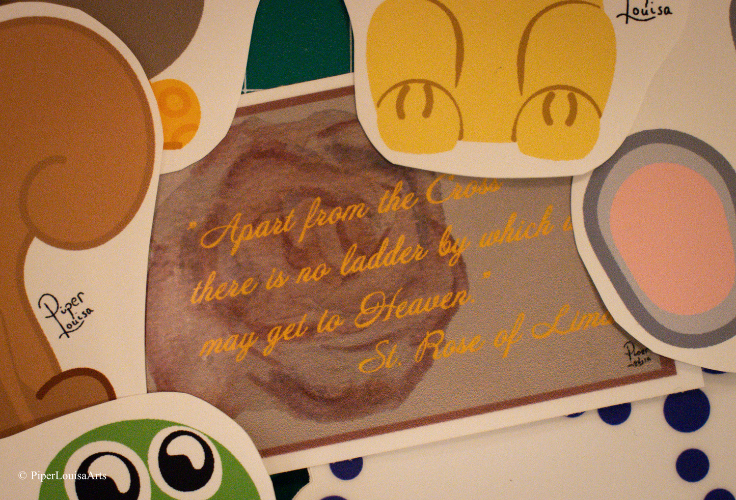 St. Rose of Lima Quote Sticker