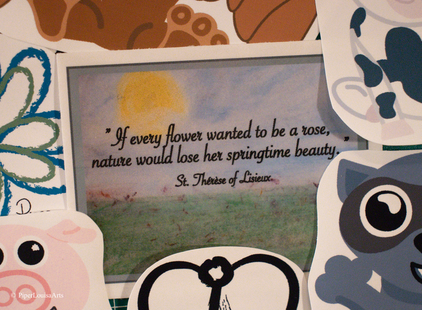 St. Thérèse of Lisieux Quote Sticker