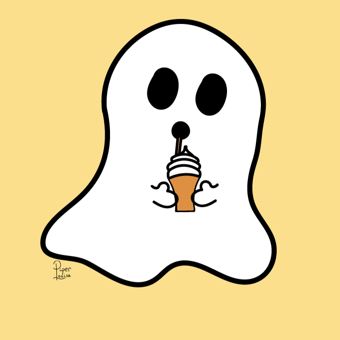 Pumpkin Spice Ghosty Sticker