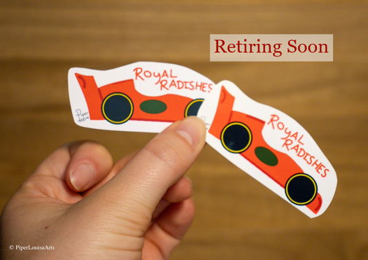 Royal Radishes Sticker